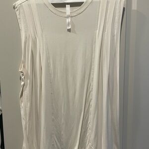 Lululemon Cream Sleeveless Top